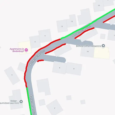 アパート Monteurwohnung ビーデンコプフ